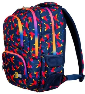 St. Majewski St.Right Plecak Szkolny BP-07 Tęczowe Ptaki 622496 - Plecaki szkolne i tornistry - miniaturka - grafika 4