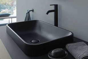 Duravit Happy D.2 Plus 60x40 cm antracytowa mat 2359601300 - Umywalki Duravit Happy D.2 Plus 60x40 cm antracytowa mat 2359601300 - Umywalki - miniaturka - grafika 1