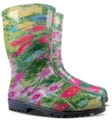 Kalosze męskie - Demar Kalosze RAINNY PRINT E 0054E - miniaturka - grafika 1