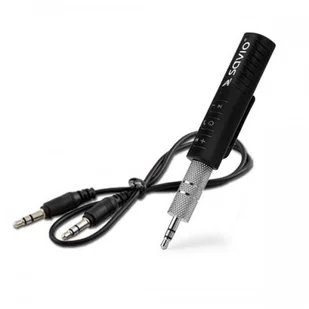 Elmak Odbiornik adapter Bluetooth transmiter AUX Jack 3,5 Savio TR-11/B SAVIO TR-11/B - Transmitery FM - miniaturka - grafika 3