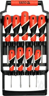 YATO Zestaw wkrętaków na stojaku 9szt. YT-25968 - Śrubokręty - miniaturka - grafika 2