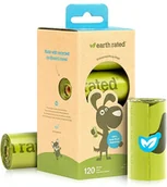 Woreczki na psie odchody - Earth Rated Woreczki Bezzapachowe 8x15 szt - miniaturka - grafika 1