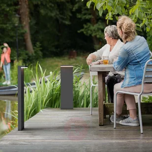 Philips Bustan post anthracite 2x45W (16486/93/P0) - Lampy ogrodowe - miniaturka - grafika 3