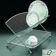 Suszarki do naczyń - Metaltex 36514010080 stelaż do ociekania Gulliver, stal nierdzewna, 45 x 5 x 40 cm 36514010080 - miniaturka - grafika 1