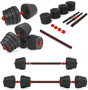 Hms Zestaw Treningowy Regulowany 30 kg + Zaciski - Hantle i ciężarki - miniaturka - grafika 10