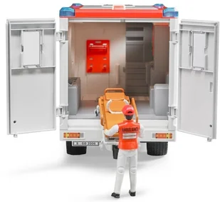 Bruder 02536 Karetka Ambulans z figurką ratownika 02536 - Samochody i pojazdy dla dzieci - miniaturka - grafika 5
