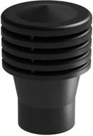 Kominki wentylacyjne - Wywietrzak Daszek Wentylacyjny Kominek Czarny 160 - miniaturka - grafika 1