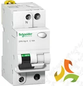 Bezpieczniki elektryczne - Schneider Electric Wyłącznik różnicowo-nadprądowy kombinowany DPNVigiK-C16-30-AC C 16A 1N-biegunowy 30 mA typ AC A9D20616 A9D20616/SCH - miniaturka - grafika 1