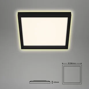 Briloner Lampa sufitowa LED 7362, 29 x 29 cm, czarna - Lampy sufitowe - miniaturka - grafika 2