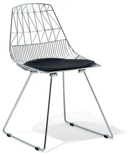 Beliani Zetaw krzeseł do jadalni chromowy 2 krzesła HARLAN - Krzesła - miniaturka - grafika 5