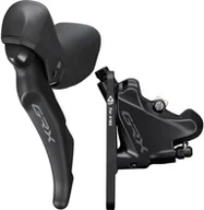 Hamulce rowerowe - Shimano GRX ST-RX600/BR-RX400 Hamulec tarczowy Przednie koło 2-rz., black 2020 Hamulce tarczowe I-RX4001DLF6SC100A - miniaturka - grafika 1