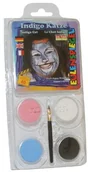 Pozostałe kosmetyki - Eulenspiegel Profi-Schminkfarben GmbH Eulenspiegel 204542  lusterko kosmetyczne zestaw Indigo kota, pędzla i zgodnie z instrukcją, 4 kolorów CC-EU-204542 - miniaturka - grafika 1