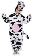 Stroje karnawałowe - Widmann Andreas 9758i  kostium dziecięcy krowa, kombinezon ochronny z maska, 134, czarny / biały S/9759J - miniaturka - grafika 1