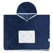 Okrycia kąpielowe dla dzieci - ALBERO MIO Poncho Junior E001 Ocean - miniaturka - grafika 1