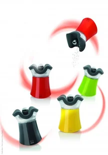 Peugeot Peps Młynek do soli i pieprzu czerwony 8 cm PG-30902 PG-30902 - Młynki do soli i pieprzu - miniaturka - grafika 5