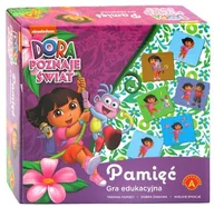 Układanki dla dzieci - Alexander Układanka pamięciowa DORA POZNAJE ŚWIAT dla dzieci GA-913 - miniaturka - grafika 1