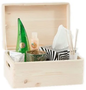 OBI Pinus Skrzynka drewniana z wieczkiem S - Pudła i pojemniki do przechowywania - miniaturka - grafika 2