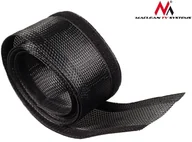 Maskownice do kabli - Maclean Maskownica kabli 1.8m 85mm MCTV-675 B black AMMCLEAMCTV675B - miniaturka - grafika 1