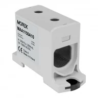 Kostki, złączki, wtyczki - Geberit MOREK szynowa 25-150mm2 2otw AL/CU TH35 szara 1P OTL 150 MAA1150A10 Morek 7103 MAA1150A10 - miniaturka - grafika 1