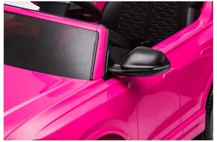 LEAN CARS Samochód na akumulator Audi RS Q8 różowy 7899 - Pojazdy elektryczne dla dzieci - miniaturka - grafika 7