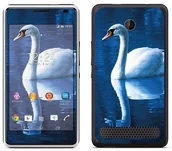 Etui i futerały do telefonów - Sony Royal Sticker Royal tatuaż ścienny RS. 74192 samoprzylepny do Xperia E1 z motywem łabędzia RS.74192 - miniaturka - grafika 1