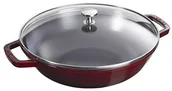 Woki - Staub 40511  466  0 Wok, 30 cm, żeliwo, Grenadine 40511-466-0 - miniaturka - grafika 1