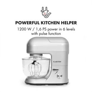 Klarstein Lucia Argentea 2G (TK2-LuciaArgentea 2G) - Roboty kuchenne - miniaturka - grafika 3