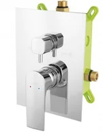 Baterie podtynkowe - Ferro Bateria ALGEO SQUARE Box-podtynkowa 2-F, chrom BAQ7P2BOX / Szybka Wysyłka / Ponad 8000 miejsc odbioru! BAQ7P2BOX - miniaturka - grafika 1