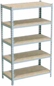 Szafy i regały magazynowe - Fastservice Regał magazynowy 2000x1200x600 - 5 półkowy R-1-01-01 - miniaturka - grafika 1