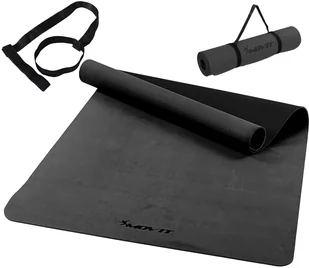 Movit SZARA MATA TPE 190x100x0,6cm DO ĆWICZEŃ FITNESS - Maty do ćwiczeń - miniaturka - grafika 3