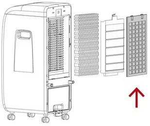 Trotec PAE 20 filtr powietrza - Akcesoria do wentylacji i klimatyzacji - miniaturka - grafika 2