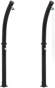 vidaXL Prysznic solarny, czarny, 214 cm, 20 L - Akcesoria do basenów - miniaturka - grafika 4