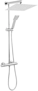 Ferro Zestaw natryskowy z baterią termostatyczną TREVI SQUARE - Zestawy prysznicowe Ferro Zestaw natryskowy z baterią termostatyczną TREVI SQUARE - Zestawy prysznicowe - miniaturka - grafika 1