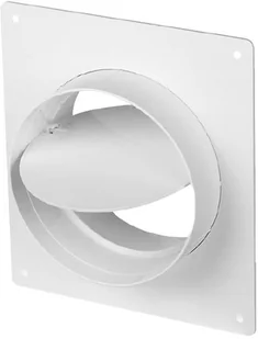 Kołnierz przyścienny okrągły Ø100 z zaworem - Rury i kanały wentylacyjne - miniaturka - grafika 2