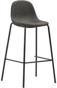 vidaXL 5-częściowy zestaw mebli barowych, tkanina, ciemnoszary 8719883859156 - Stoły z krzesłami - miniaturka - grafika 8