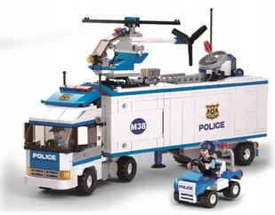 Sluban Wstawki Police Serie samochody ciężarowe, sluban to nazwa marki dla zabawek wstawki, (9739013839) M38-B0376 - Modele do sklejania - miniaturka - grafika 2