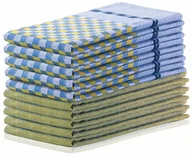 Ściereczki, gąbki, czyściki - DecoKing Ścierka kuchenna Louie żółty i niebieski, 50 x 70 cm, zestaw 10 szt. - miniaturka - grafika 1