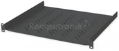 Akcesoria do szaf serwerowych - Intellinet Półka 1U 400mm rack 19"" 2 punkty mocowania perforowana czarna (924252) - miniaturka - grafika 1