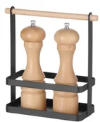 Wyposażenie lokali gastronomicznych - Hendi Organizer stołowy czarny 230x100x240 mm 427040 - miniaturka - grafika 1