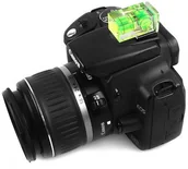 Akcesoria fotograficzne - POWERBEE Poziomica dwuosiowa - miniaturka - grafika 1