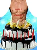 Fartuchy i rękawice kuchenne - Darymex Fartuszek kuchenny 50x70 Happy Birthday F58 - miniaturka - grafika 1
