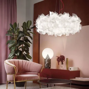 Slamp Clizia Pixel lampa wisząca, czerwony, 78 cm - Lampy sufitowe - miniaturka - grafika 2