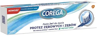 GLAXOSMITHKLINE CONSUMER HEALTHCARE SP. Z O.O. Corega pasta 2w1 do mycia protez zębowych i zębów smak miętowy 75 ml 7068496 - Higiena protez i aparatów ortodontycznych - miniaturka - grafika 5