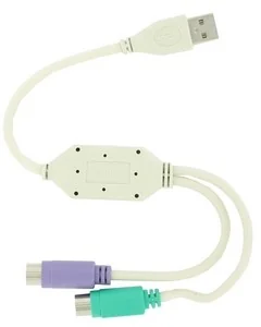 4World Konwerter 2 porty PS2 (klawiatura i mysz) na port USB (01421) - Kable komputerowe i do monitorów - miniaturka - grafika 4