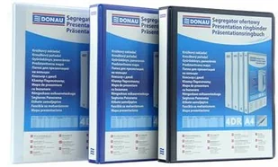 Donau Segregator ofertowy PP A4/4RD/20 czarny - Szkolne artykuły papiernicze - miniaturka - grafika 3