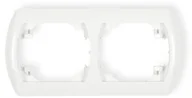 Klawisze i ramki - Karlik Trend biały ramka 2-krotna pozioma RH-2 RH-2 - miniaturka - grafika 1