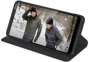 Flip Cover Nokia 7.1 Entertainment Flip Cover CP-270 (szary) - Etui i futerały do telefonów - miniaturka - grafika 2