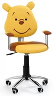 Krzesła obrotowe dla dzieci - Halmar Krzesło obrotowe dziecięce do biurka KUBUŚ brąz - miniaturka - grafika 1