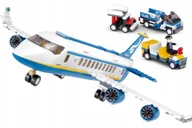 Klocki - Sluban Klocki Samolot Lotnisko Pojazdy 463el. - miniaturka - grafika 1