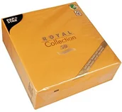 Pozostałe akcesoria barmańskie - Papstar , 50 serwetek "Royal Collection" 1/4 składane 40 cm x 40 cm pomarańczowa, # 82219 82219 - miniaturka - grafika 1